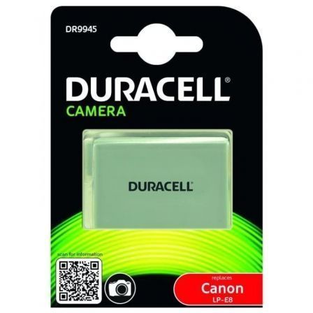 Duracell Batería de iones de litio 1020mAh para Canon LP-E8 DR9945